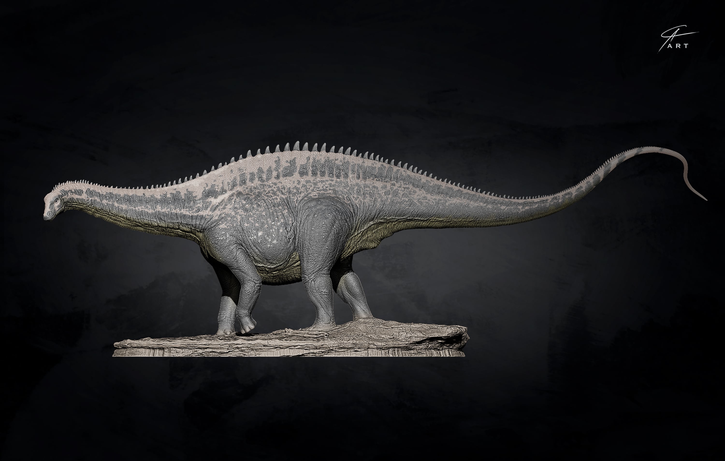 Anningpale 1:35 Scale Maraapunisaurus Model