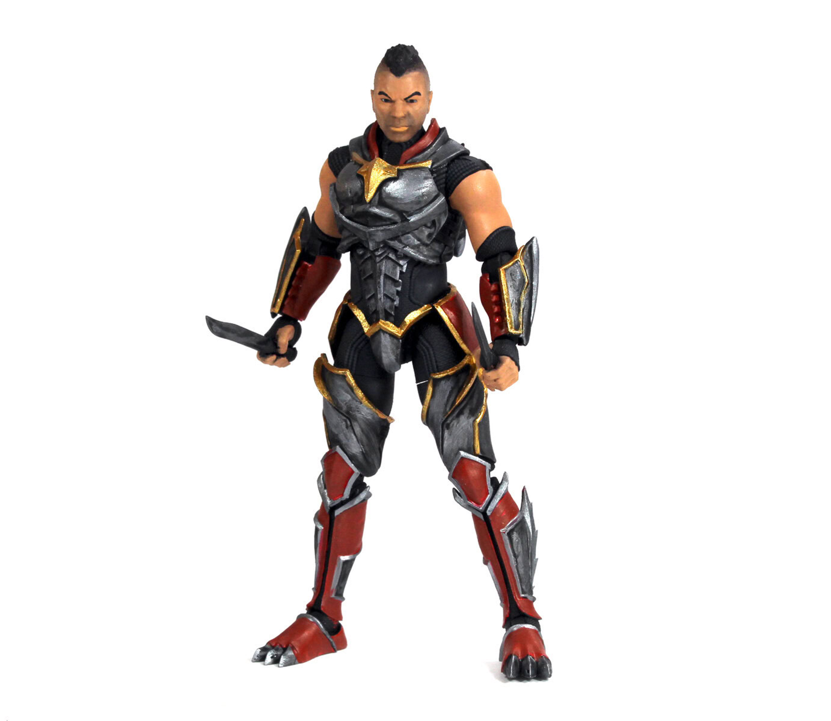 Beasts of the Mesozoic Fire Guard Trooper- Achillobator rider- Cyberzoic 1/18th scale action figure