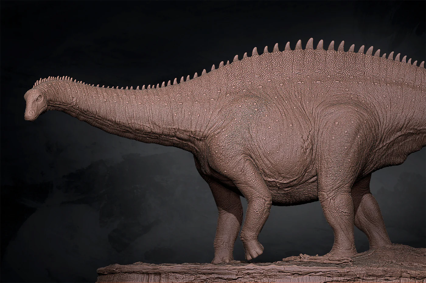 Anningpale 1:35 Scale Maraapunisaurus Model Damaged Version