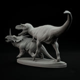 Gorgosaurus Styracosaurus Dimetrodon Model