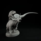 Gorgosaurus Styracosaurus Dimetrodon Model