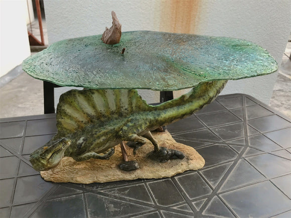 1/20 Spinosaurus Pterosaur Water Scene Statue Painted Version