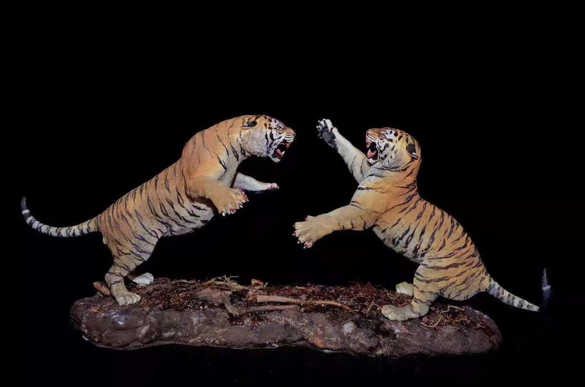 1:15 Barka VS Charger Tiger King Scene Model
