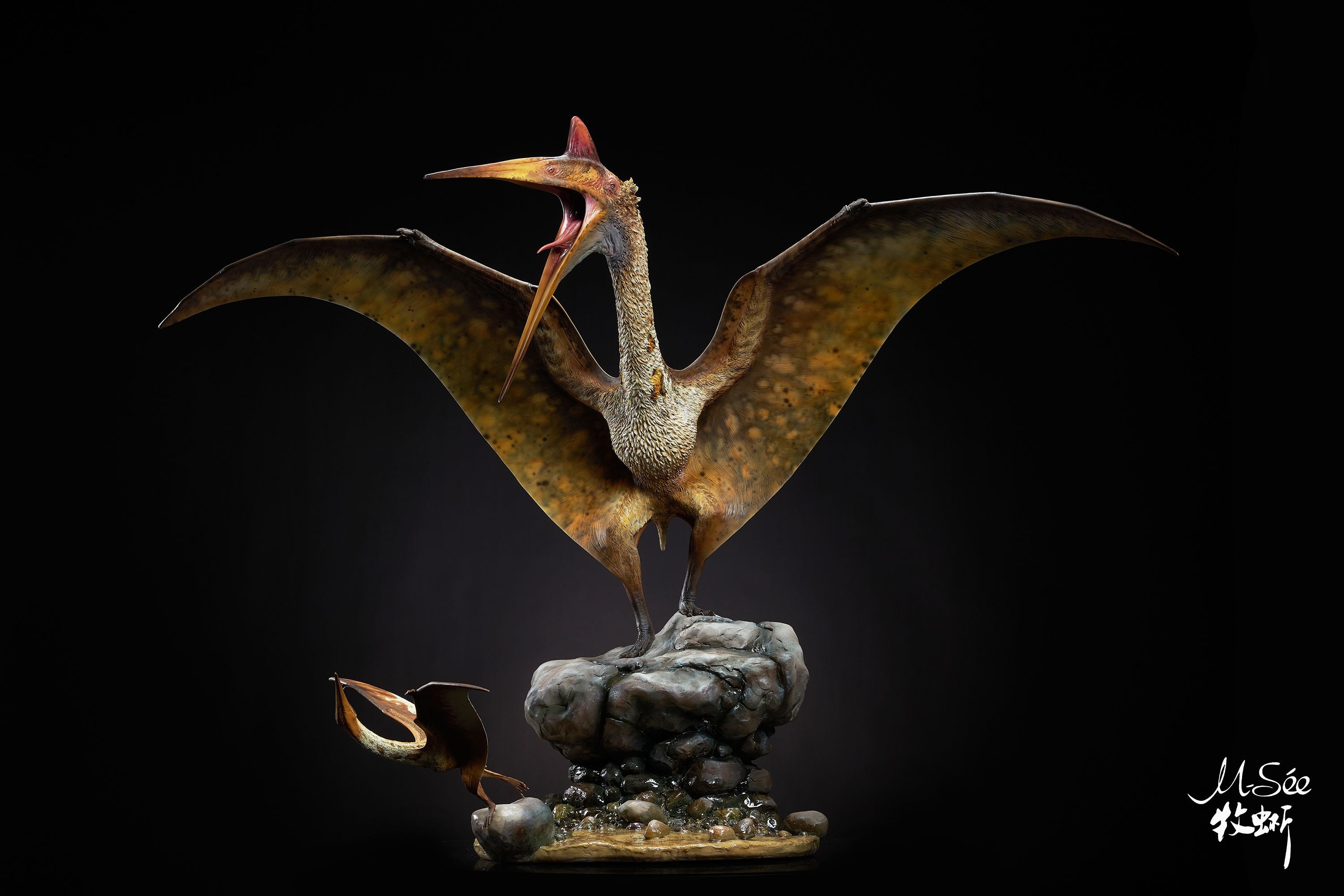 MuSee Studio 1/10 Scale Quetzalcoatlus Scene Statue