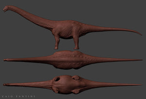 SHOWANNA 1/35 Scale Tapuiasaurus Model