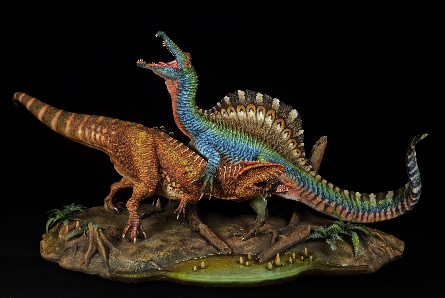 Showanna Studio 1/15 Scale Spinosaurus VS Carcharodontosaurus Scene Statue