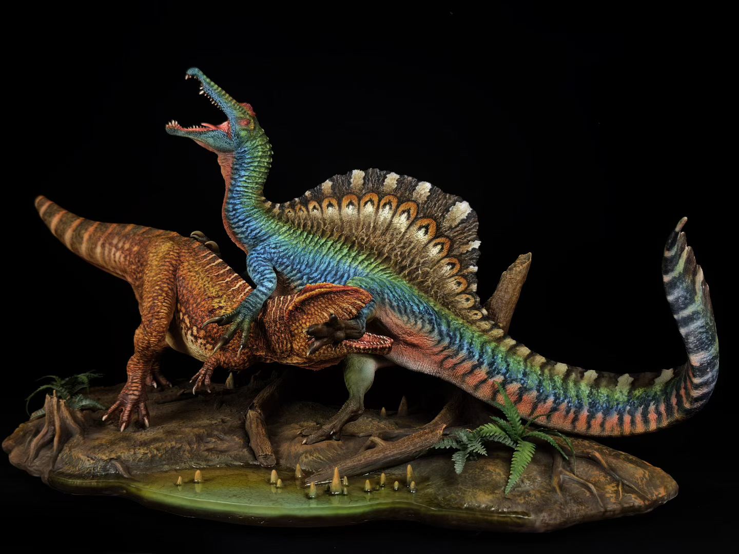 Showanna Studio 1/15 Scale Spinosaurus VS Carcharodontosaurus Scene Statue