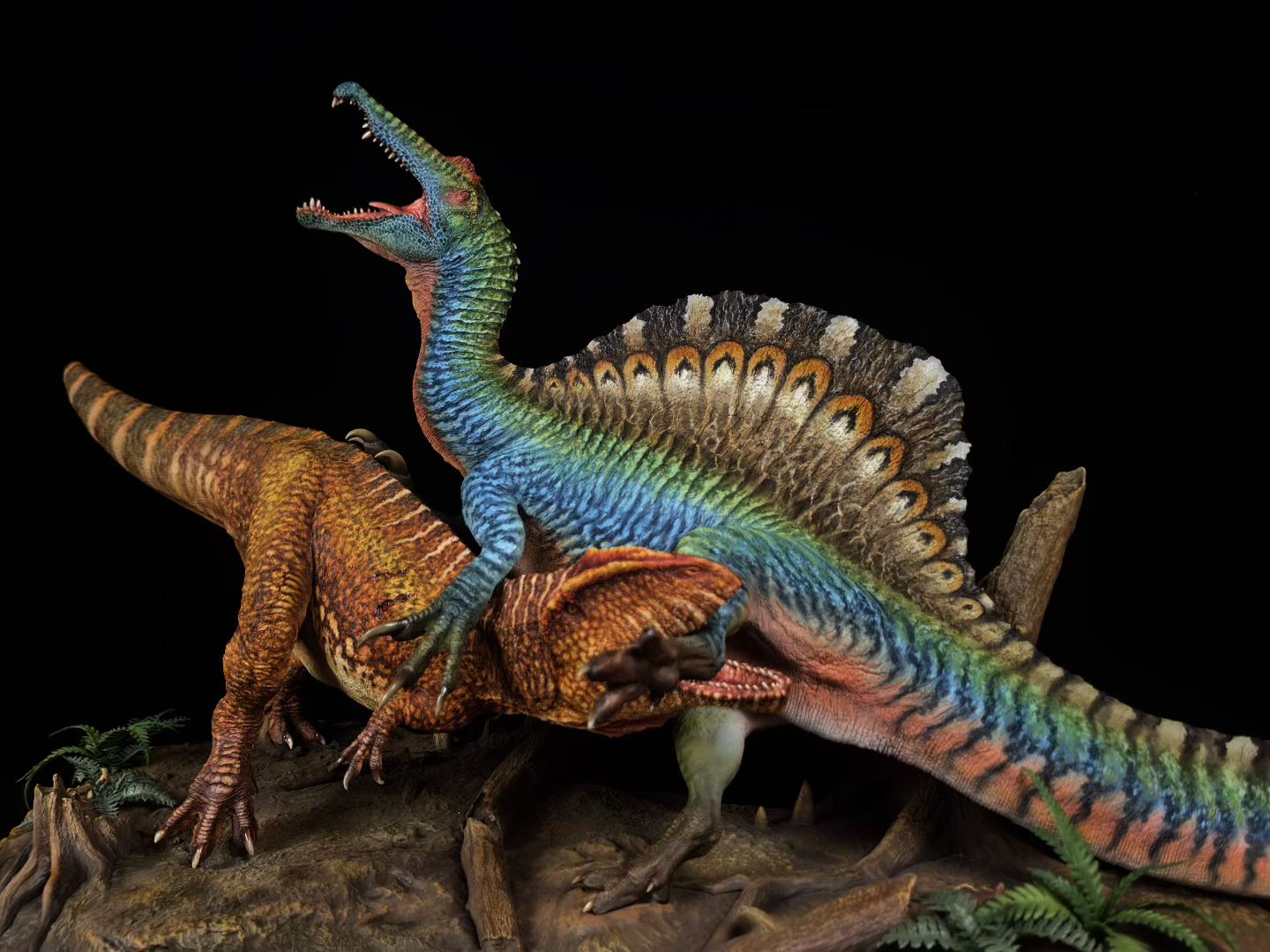 Showanna Studio 1/15 Scale Spinosaurus VS Carcharodontosaurus Scene Statue