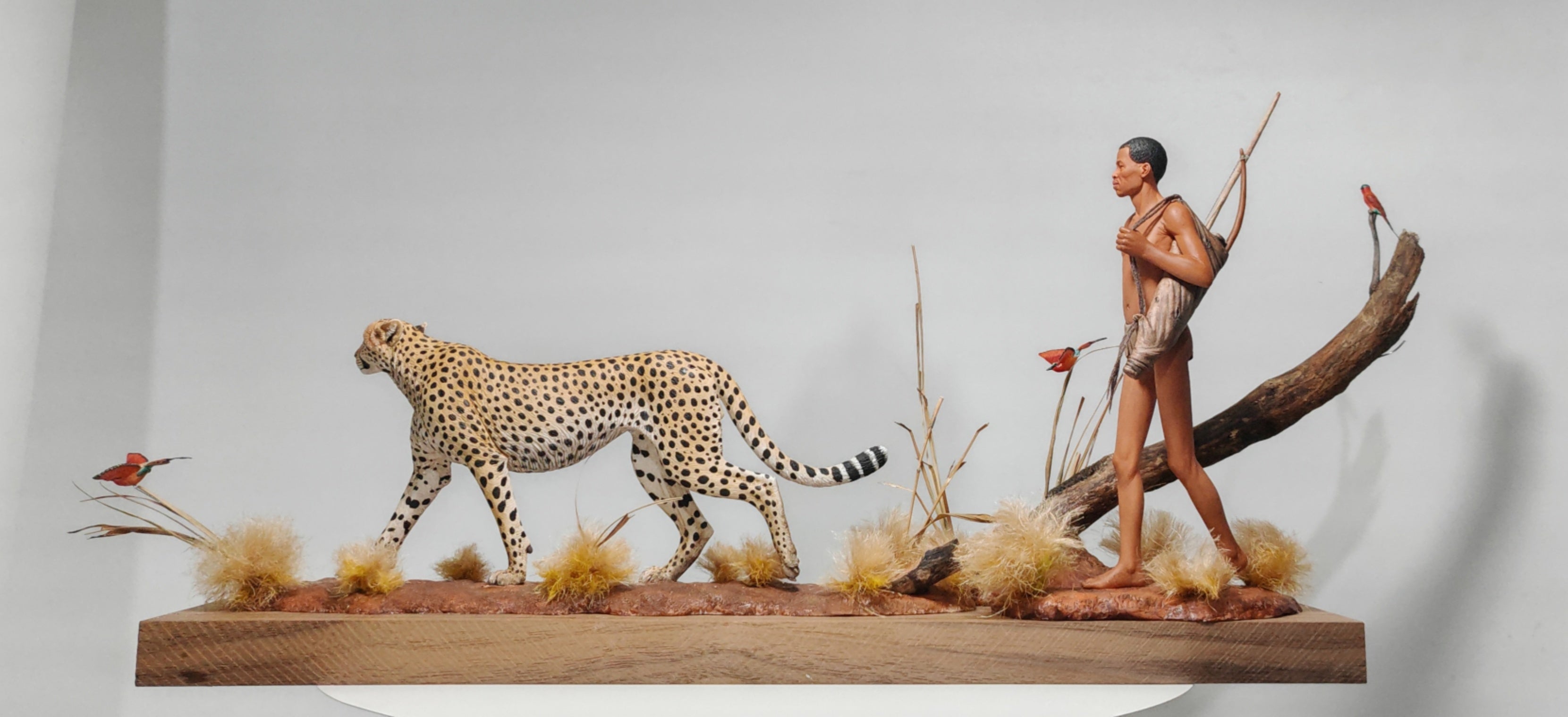 GuoXiong Studio Bushmen Cheetah Scene Model