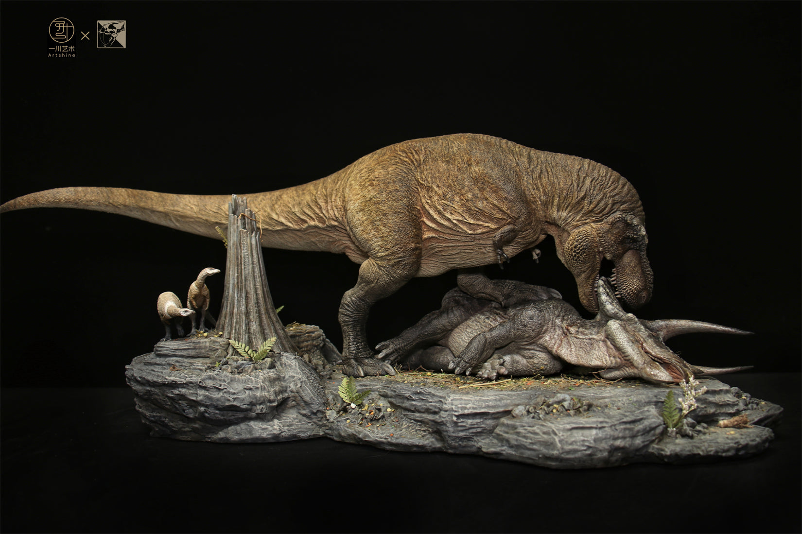 Ashine Alliance X Cristian Lopez Wankel Rex Scene Statue