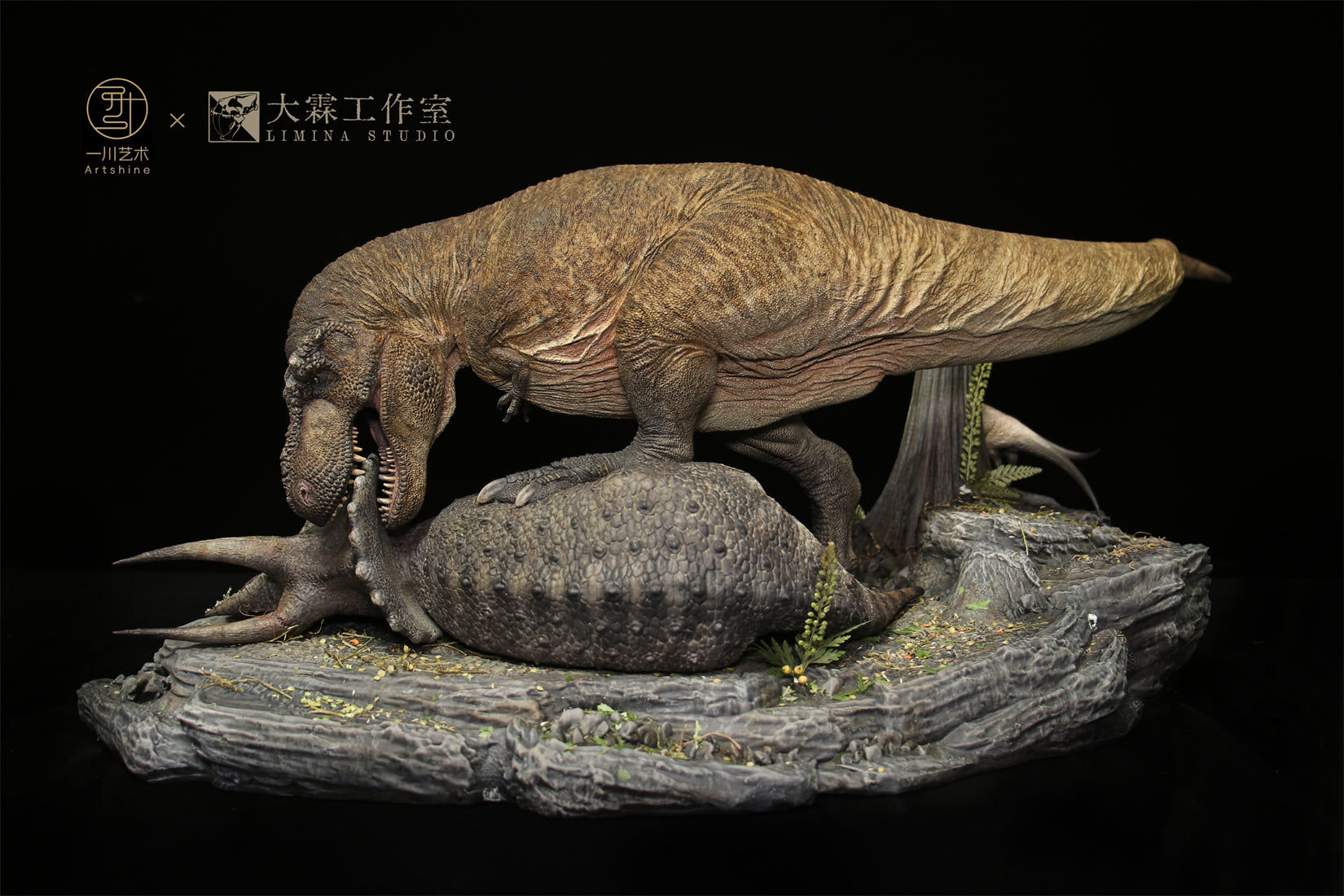 Ashine Alliance X Cristian Lopez Wankel Rex Scene Statue