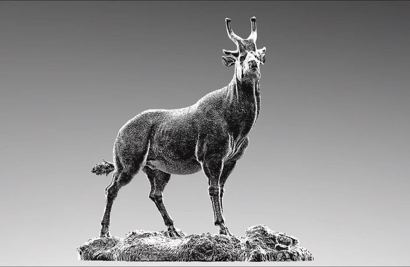 PASSION CHARGER Bramatherium megacephalum Model