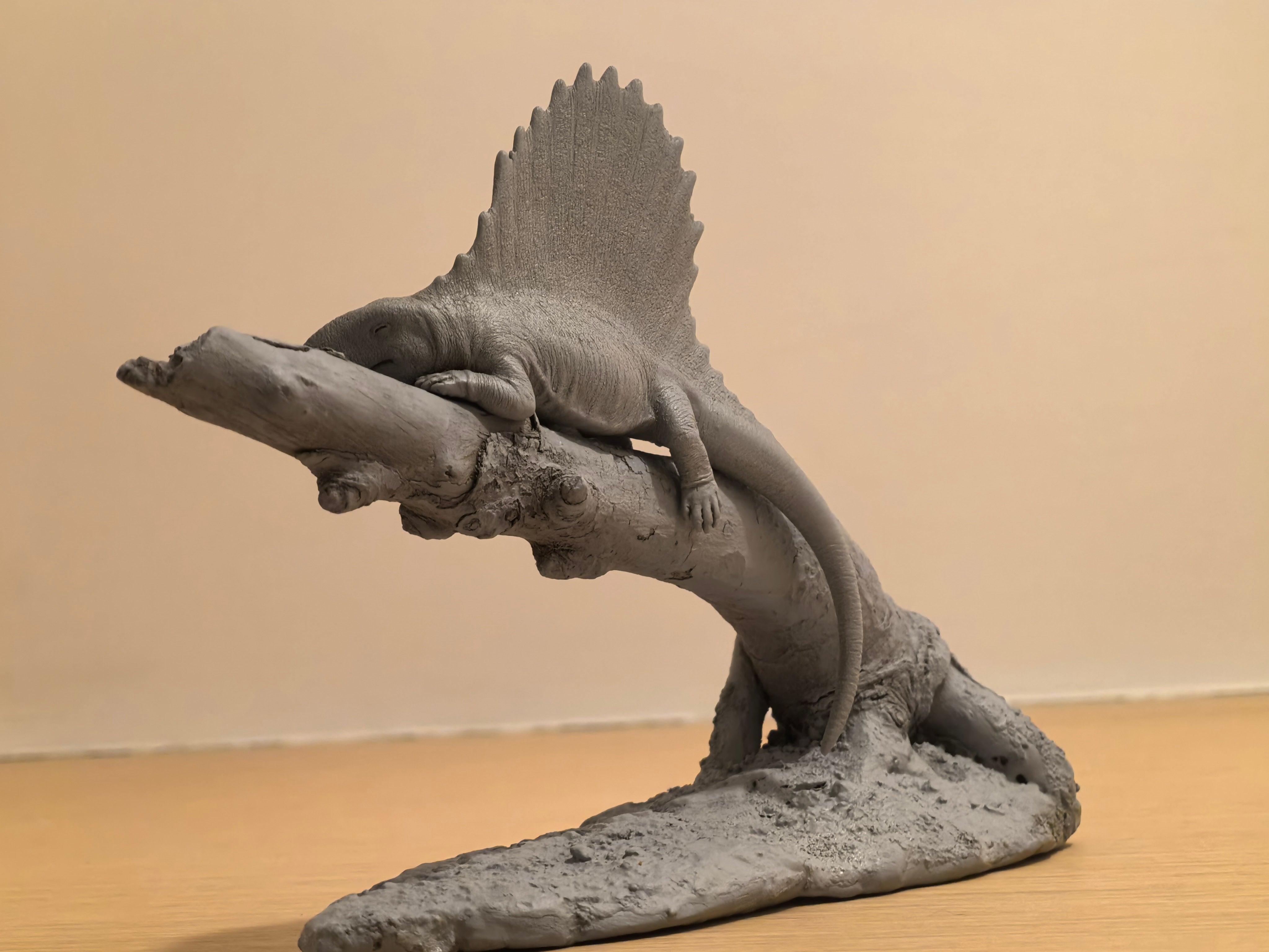 MK Studio 1:20 Scale Megalosaurus Pair Hunt Cetiosaurus Scene Statue