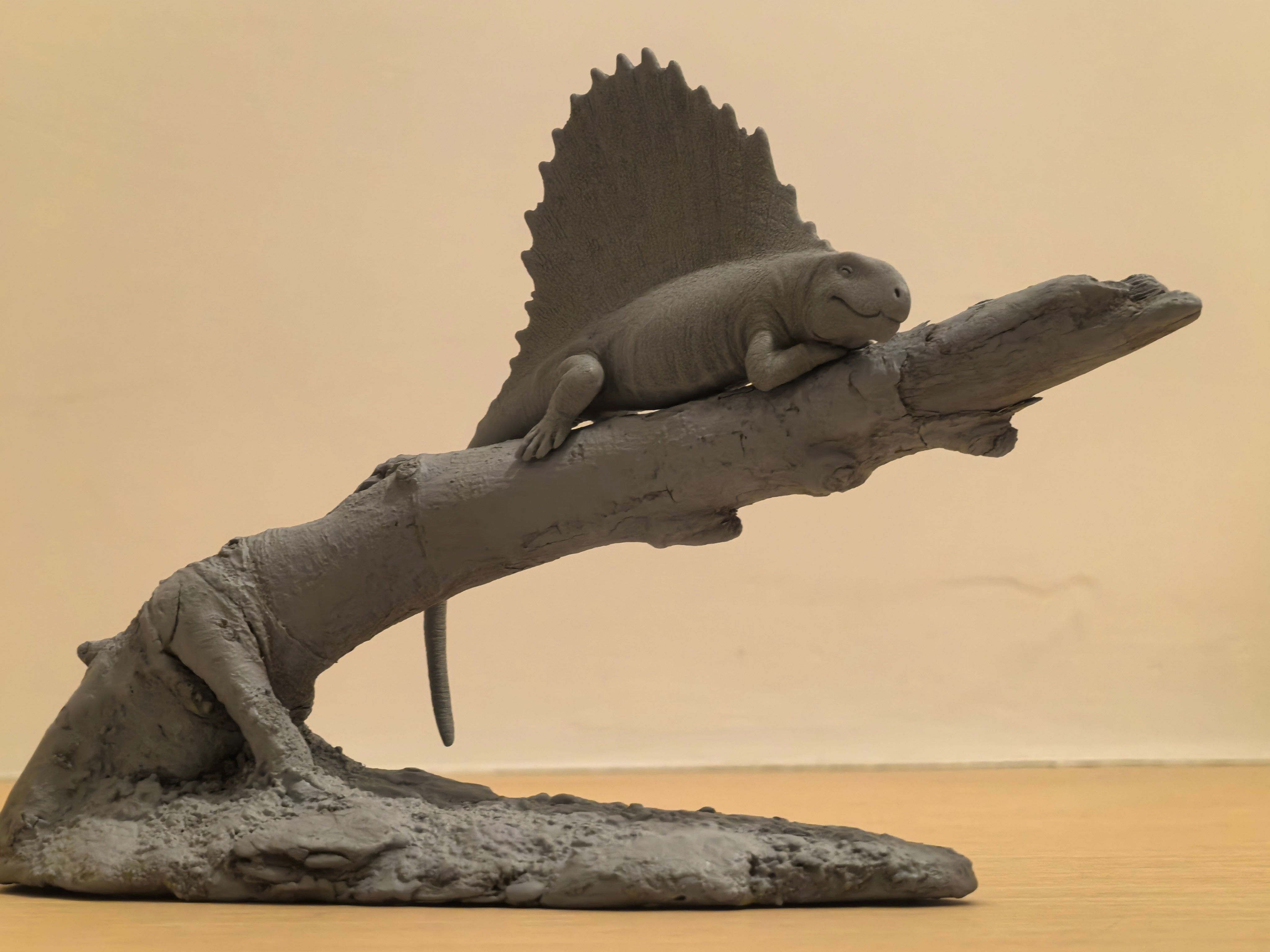 MK Studio 1:20 Scale Megalosaurus Pair Hunt Cetiosaurus Scene Statue