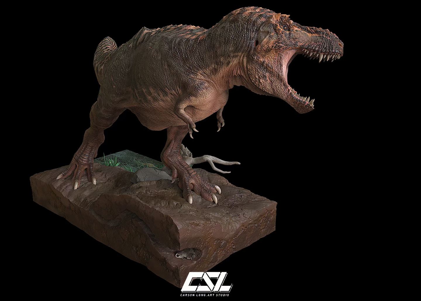 Carson Long STUDIO Tyrannosaurus Rex Scotty Model
