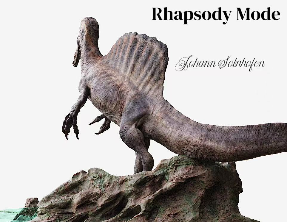 Rhapsody Mode Studio Spinosaurus mirabilis Model