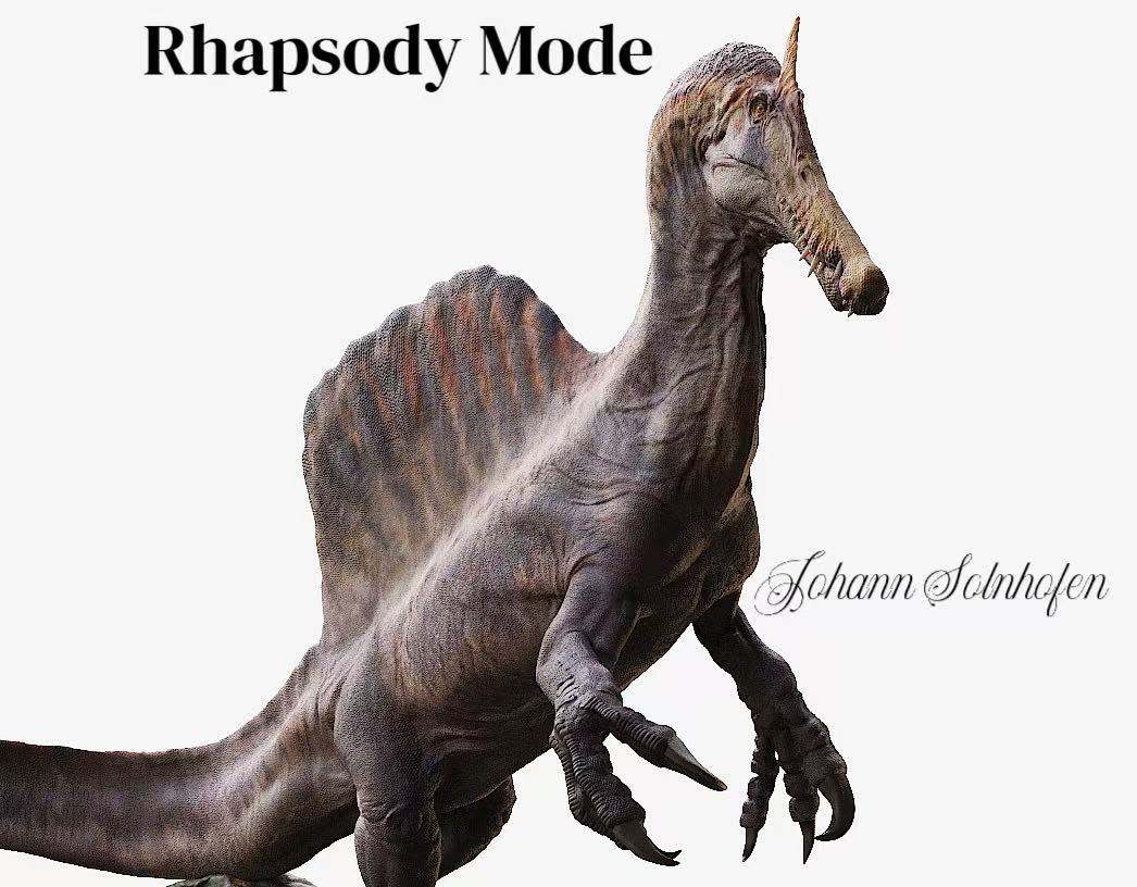 Rhapsody Mode Studio Spinosaurus mirabilis Model