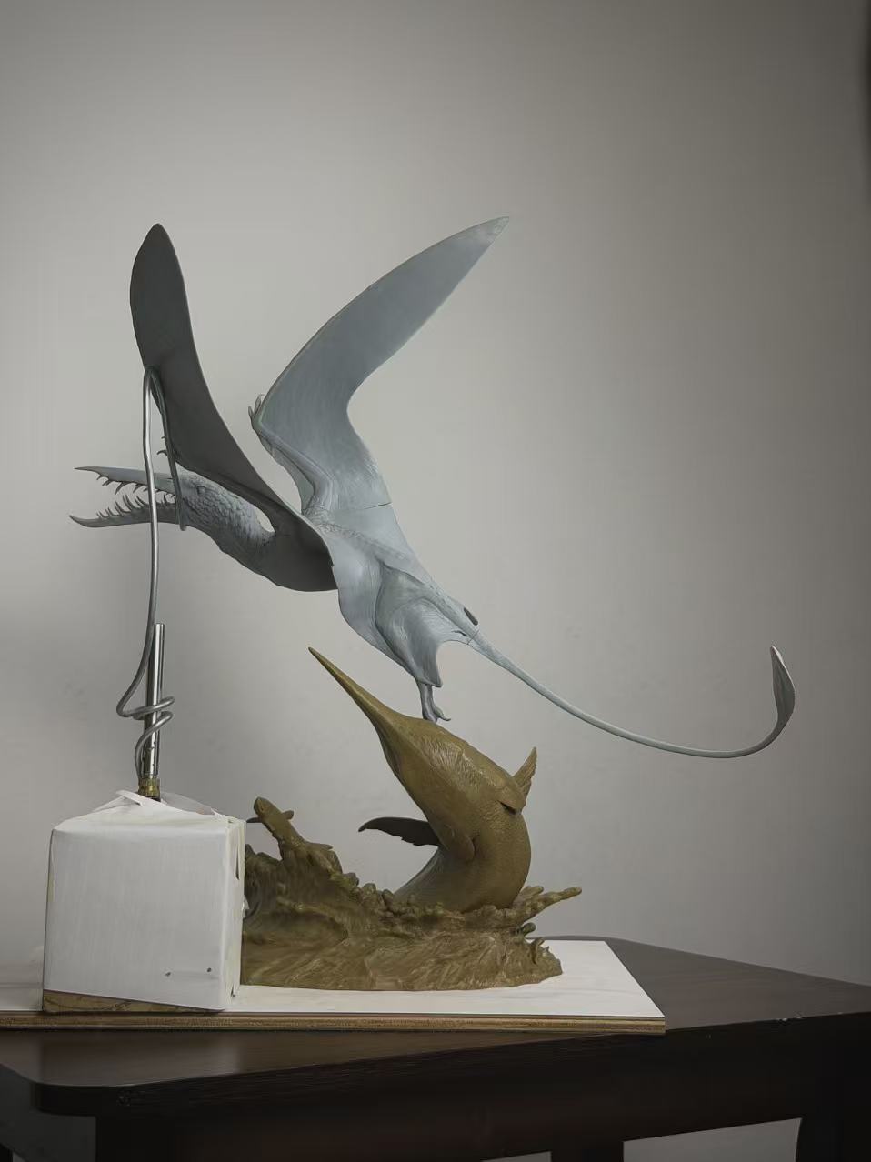 Sensen 1:1 Scale Rhamphorhynchus Aspidorhynchus Scene Model