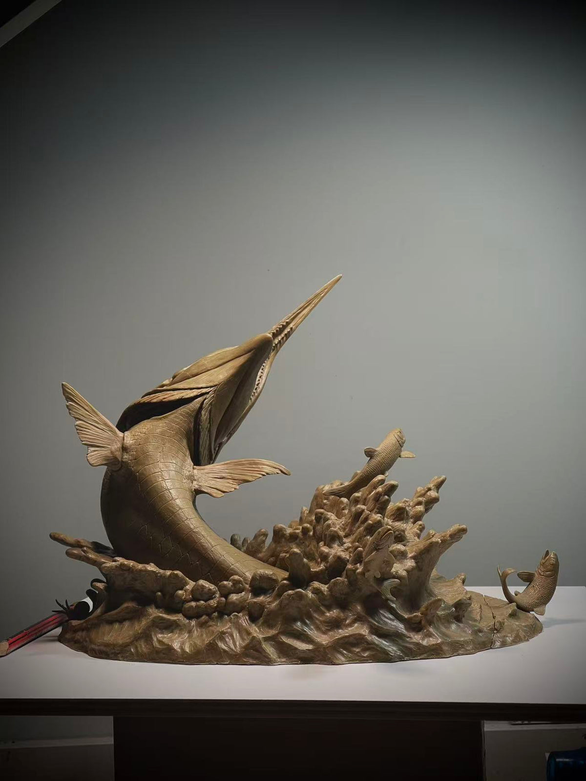 Sensen 1:1 Scale Rhamphorhynchus Aspidorhynchus Scene Model