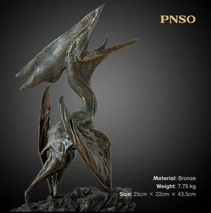 PNSO SCIENTIFIC ART SCULPTURESBY ZHAO CHUANG & YANG YANGGALLERY SERIES SIMON THE THALASSODROMEUS 1:6 BRONZE SCULPTURE LIMITED VERSION