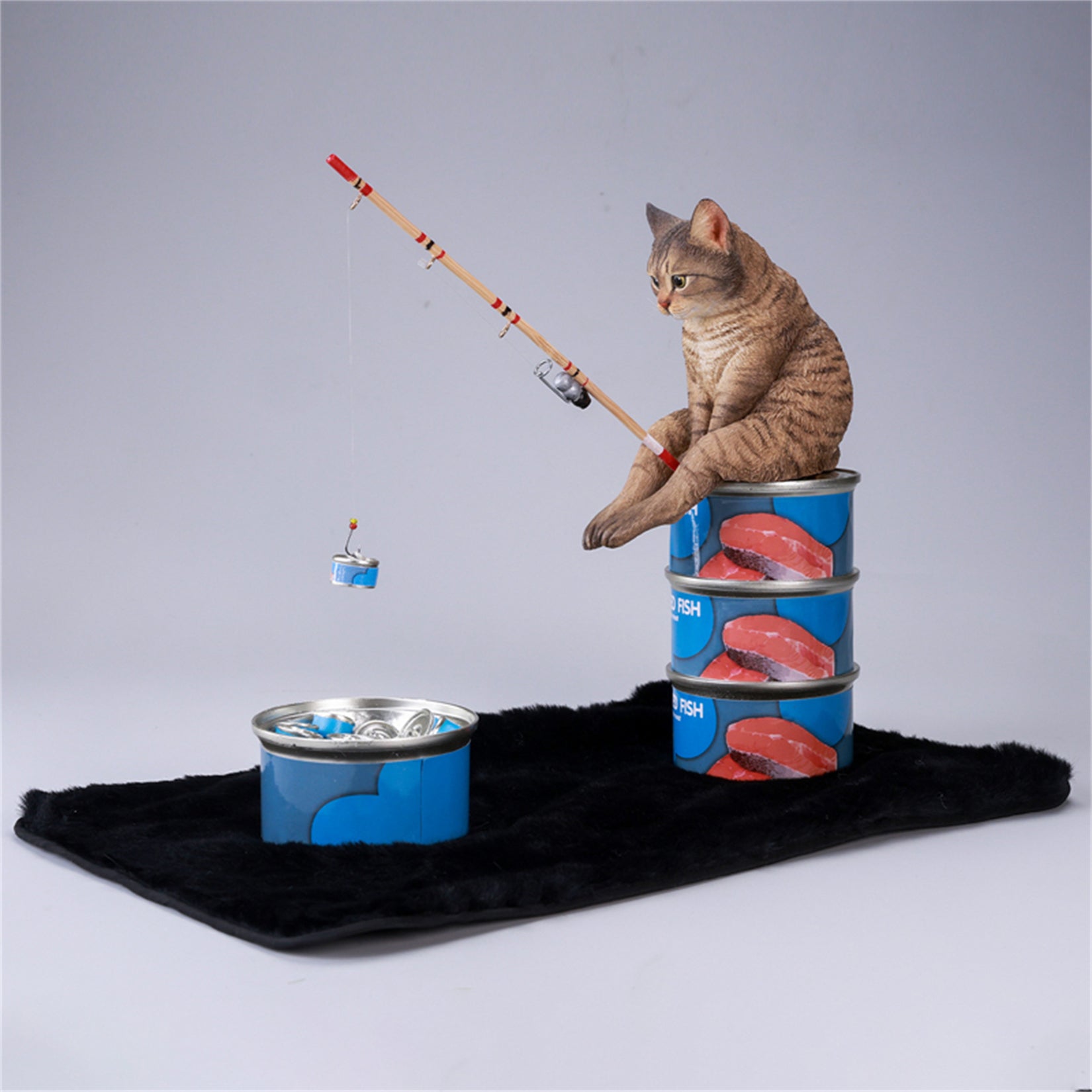 JXK Dream-Fishing Kitten Figure