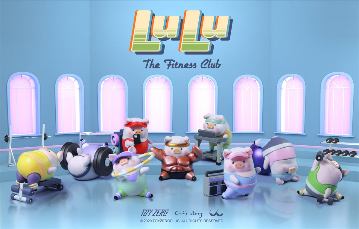 52TOYS LULU Pig The Fitness Club Model – Lana Time Shop