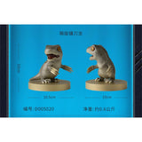 TONGSHIFU Mini Brass Dinosaur Model