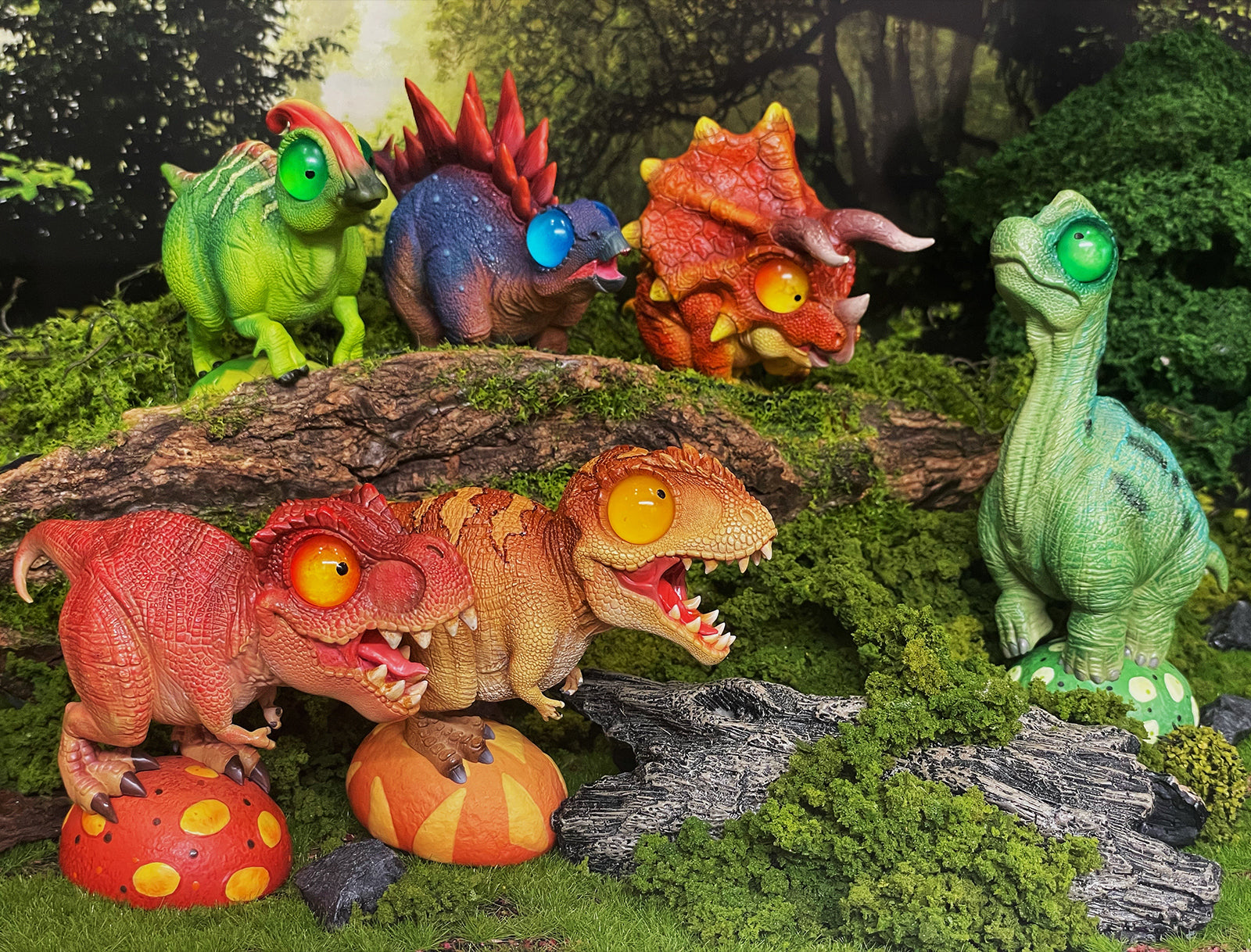 Dino Roll 01 Series Dinosaur Figure