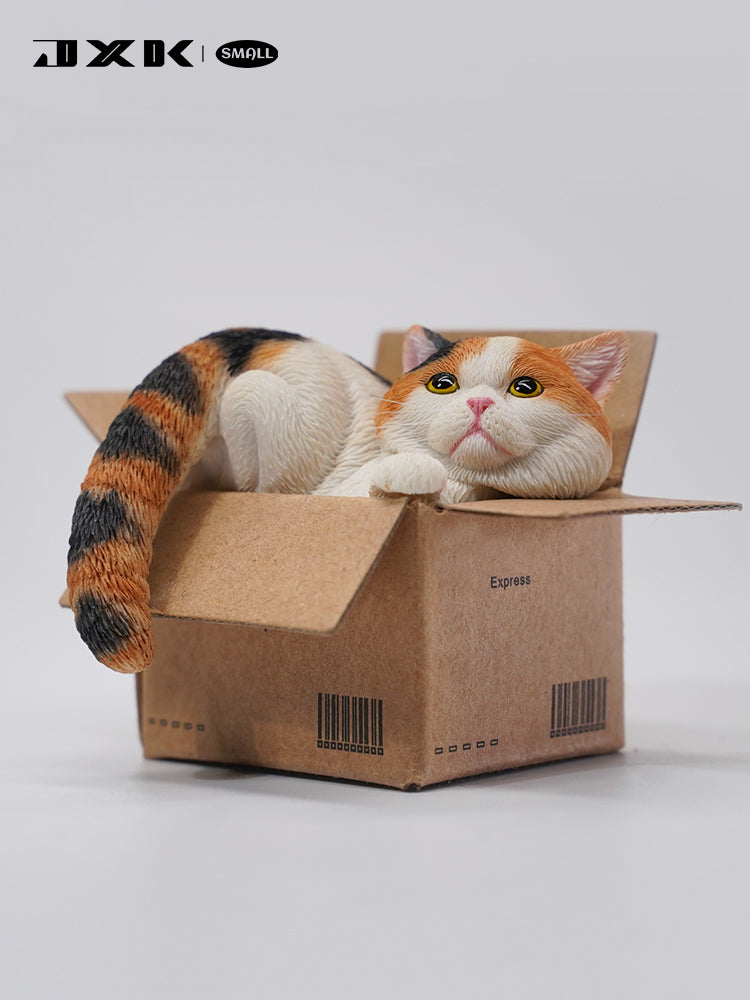 JXK Small The Cat In The Delivery Box 3.0 Model