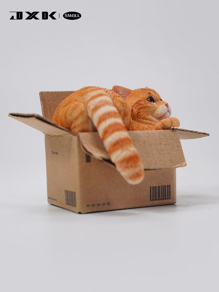 JXK Small The Cat In The Delivery Box 3.0 Model