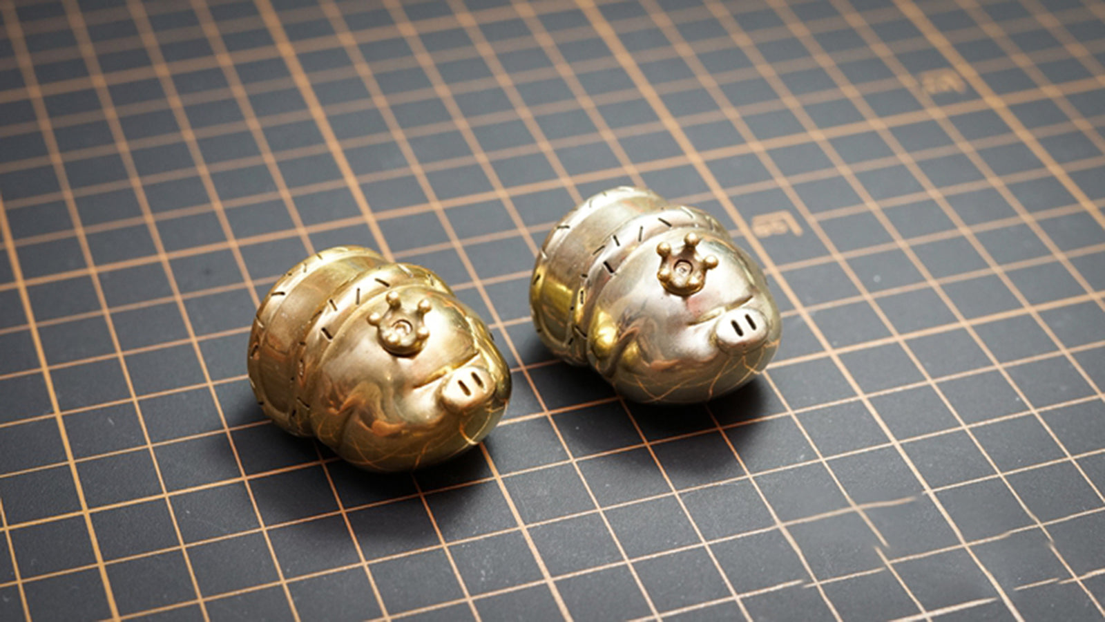 KONGZOO Brass Pig Model