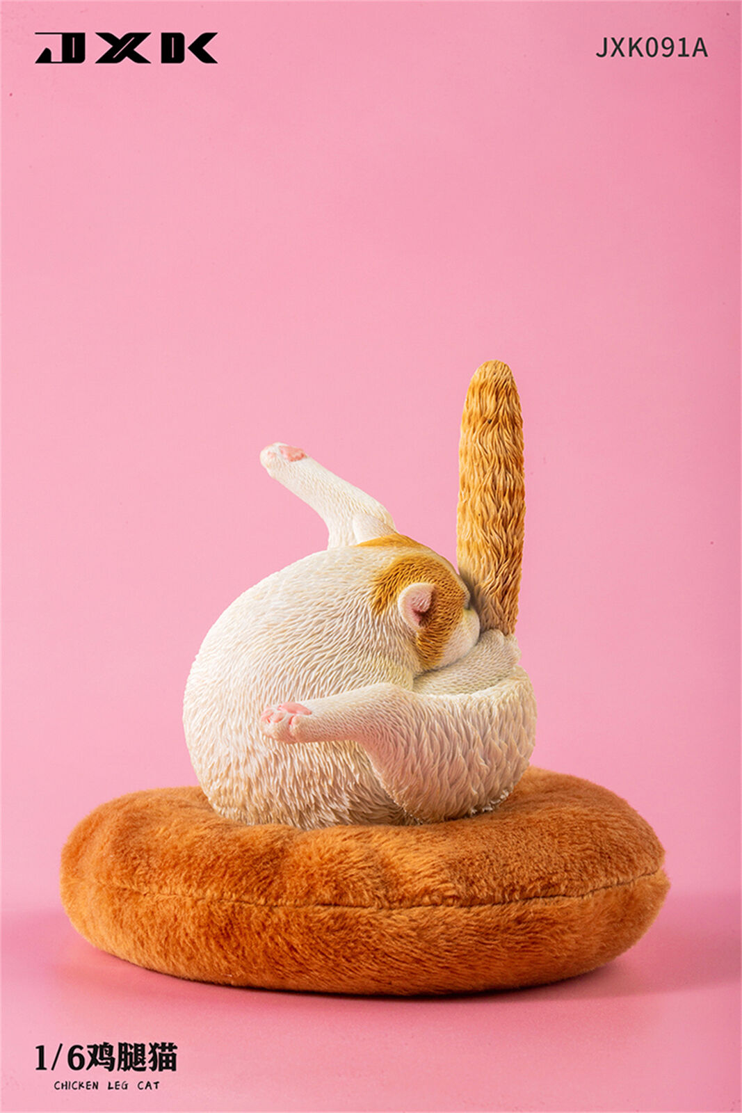 JXK 1/6 Chicken Leg Cat Model