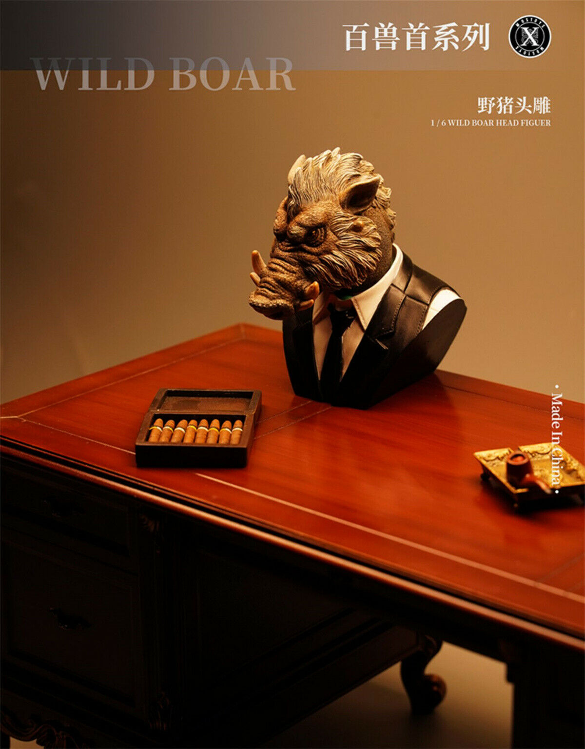Mostoys 1/6 Wild Boar Head Figure