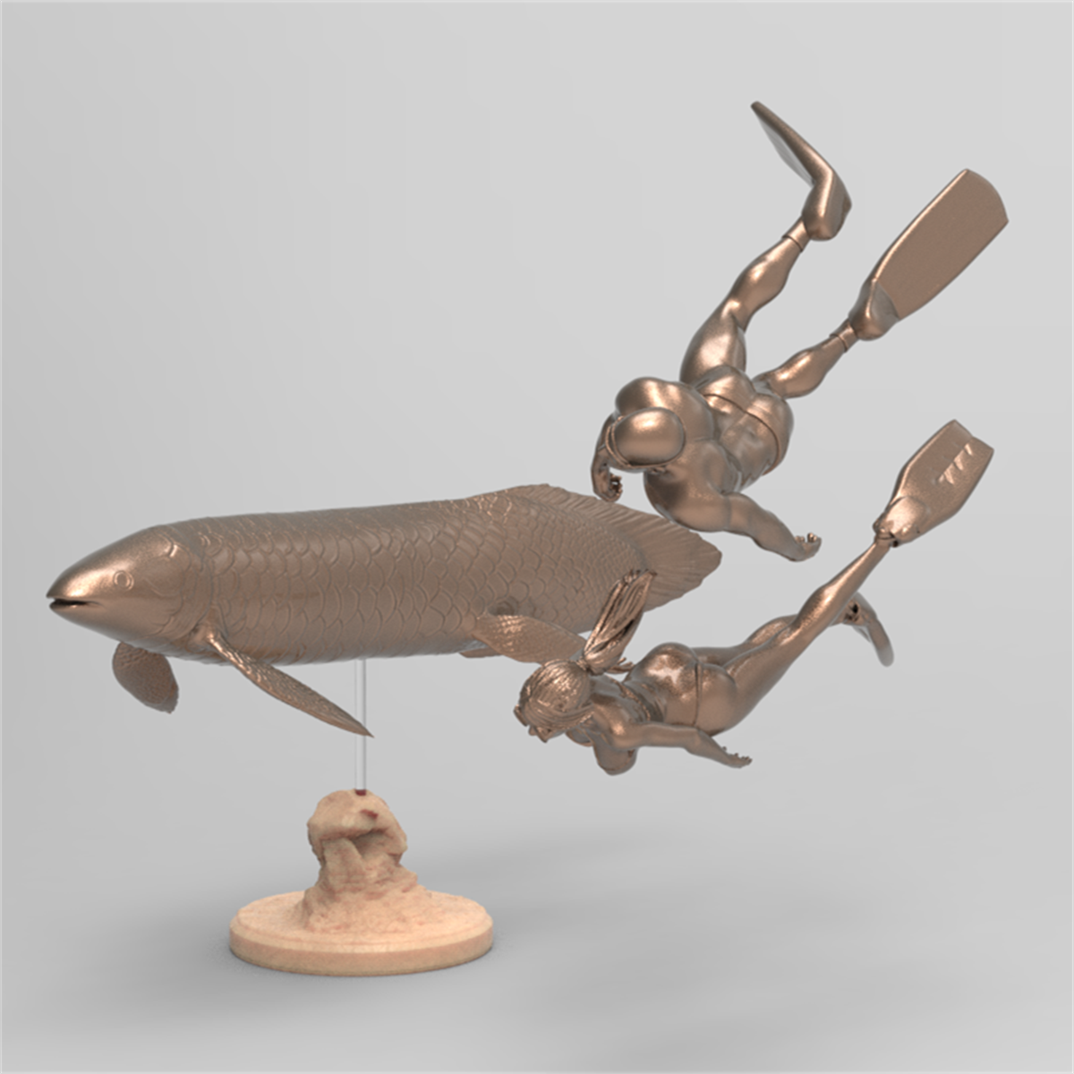 Rheic 1/35 Lungfish Model