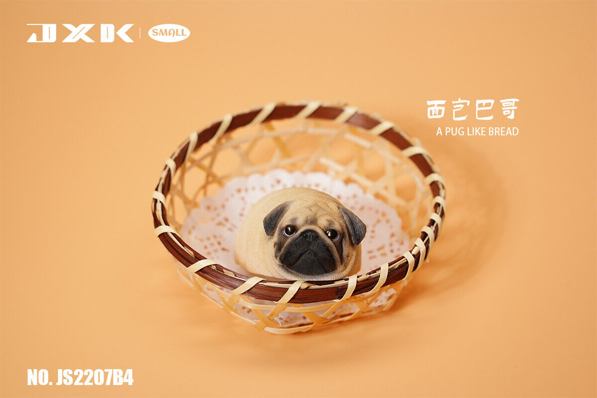 JXK Small A Pug Like Bread Model