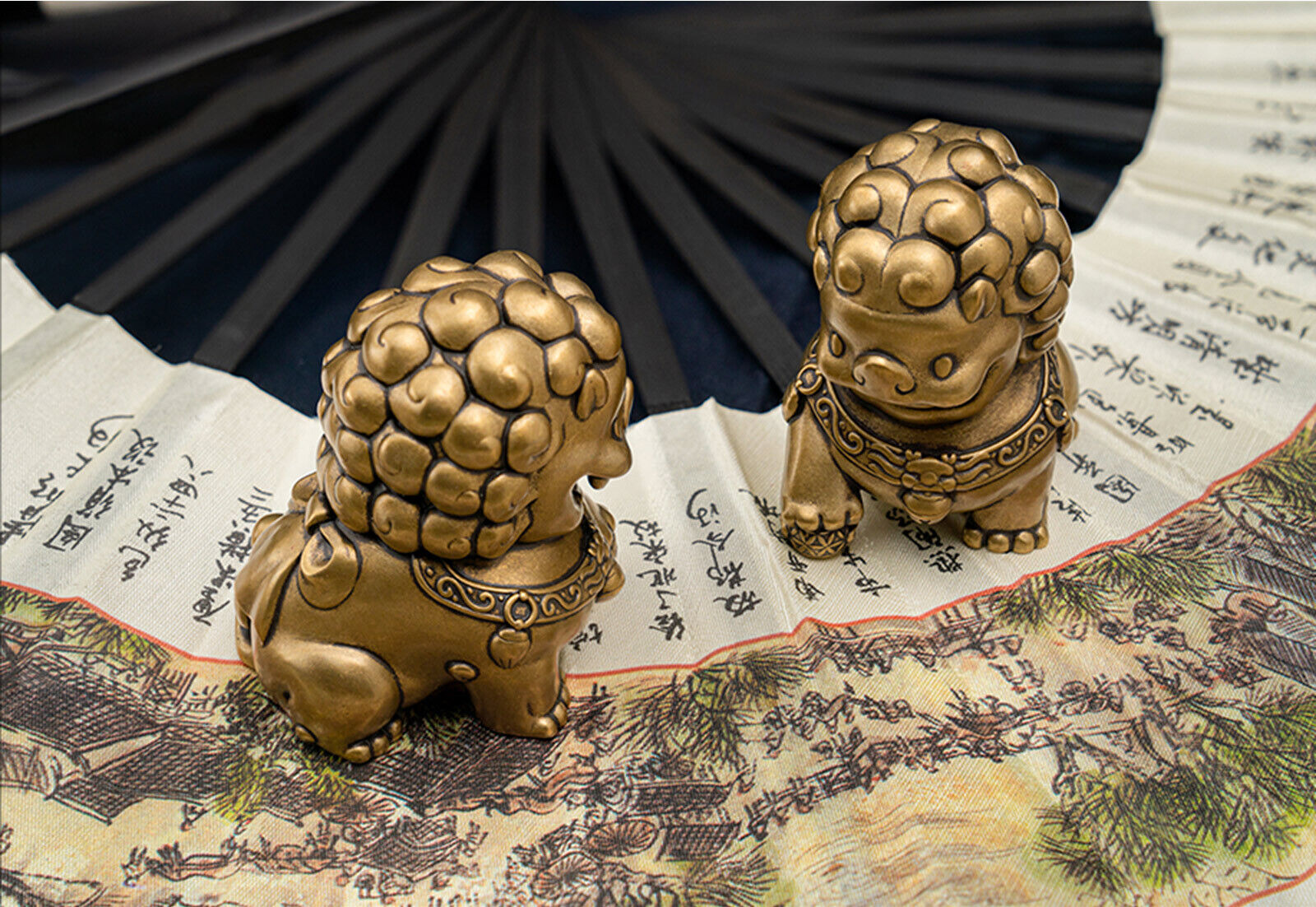 KONGZOO Brass Lion Model