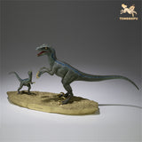 TONGSHIFU 1/8 Velociraptor & Baby Model