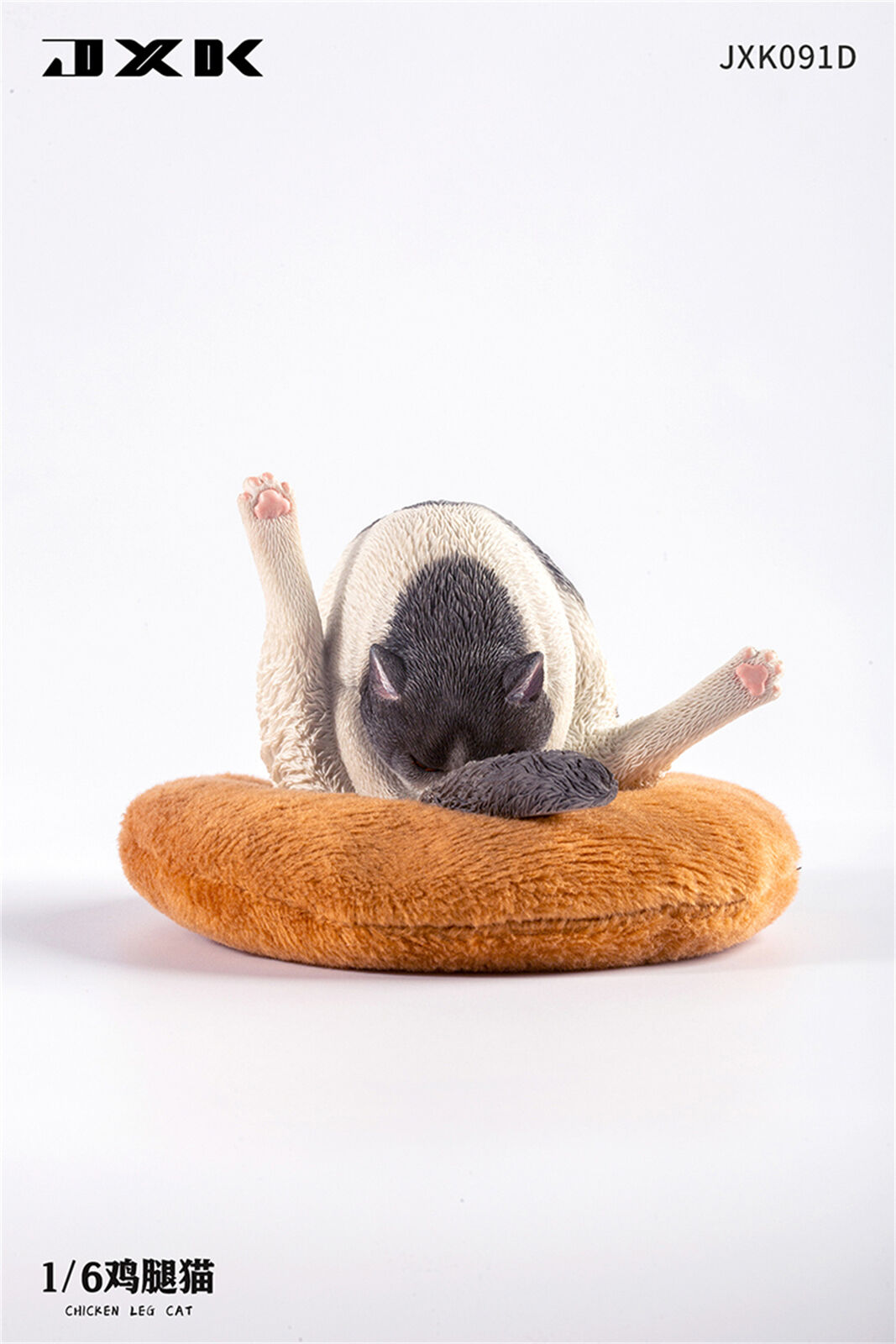 JXK 1/6 Chicken Leg Cat Model