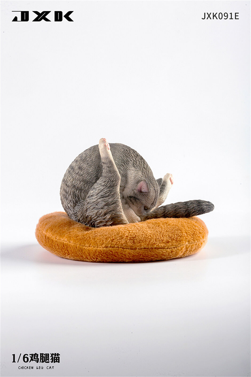 JXK 1/6 Chicken Leg Cat Model