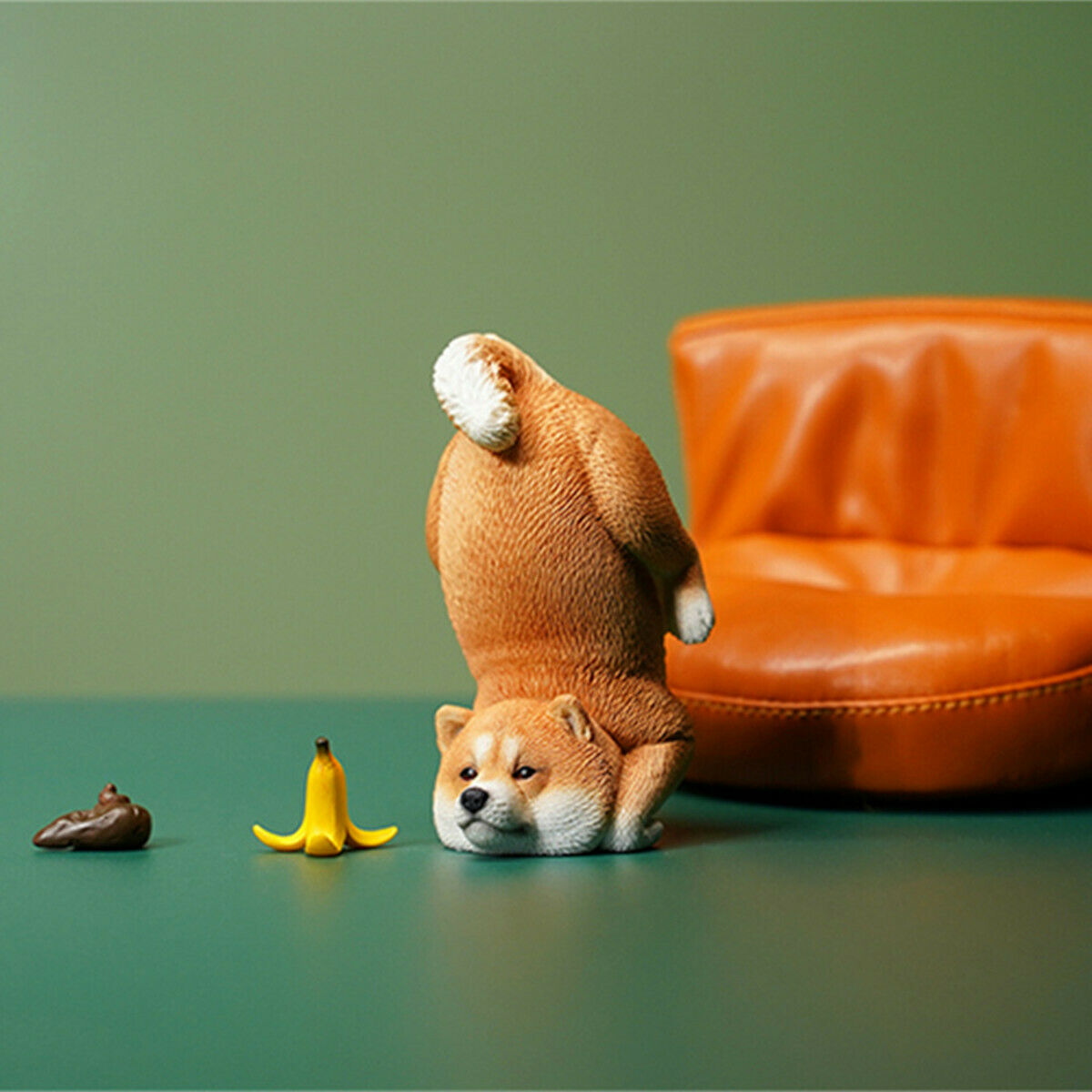 JXK 1/6 Planking Shiba Inu Model