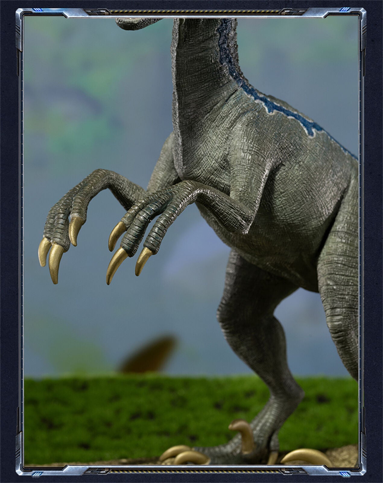 TONGSHIFU 1/8 Velociraptor & Baby Model