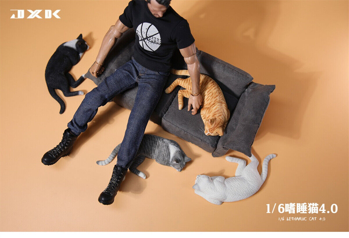 JXK 1/6 Lethargic Cat 4.0 Model