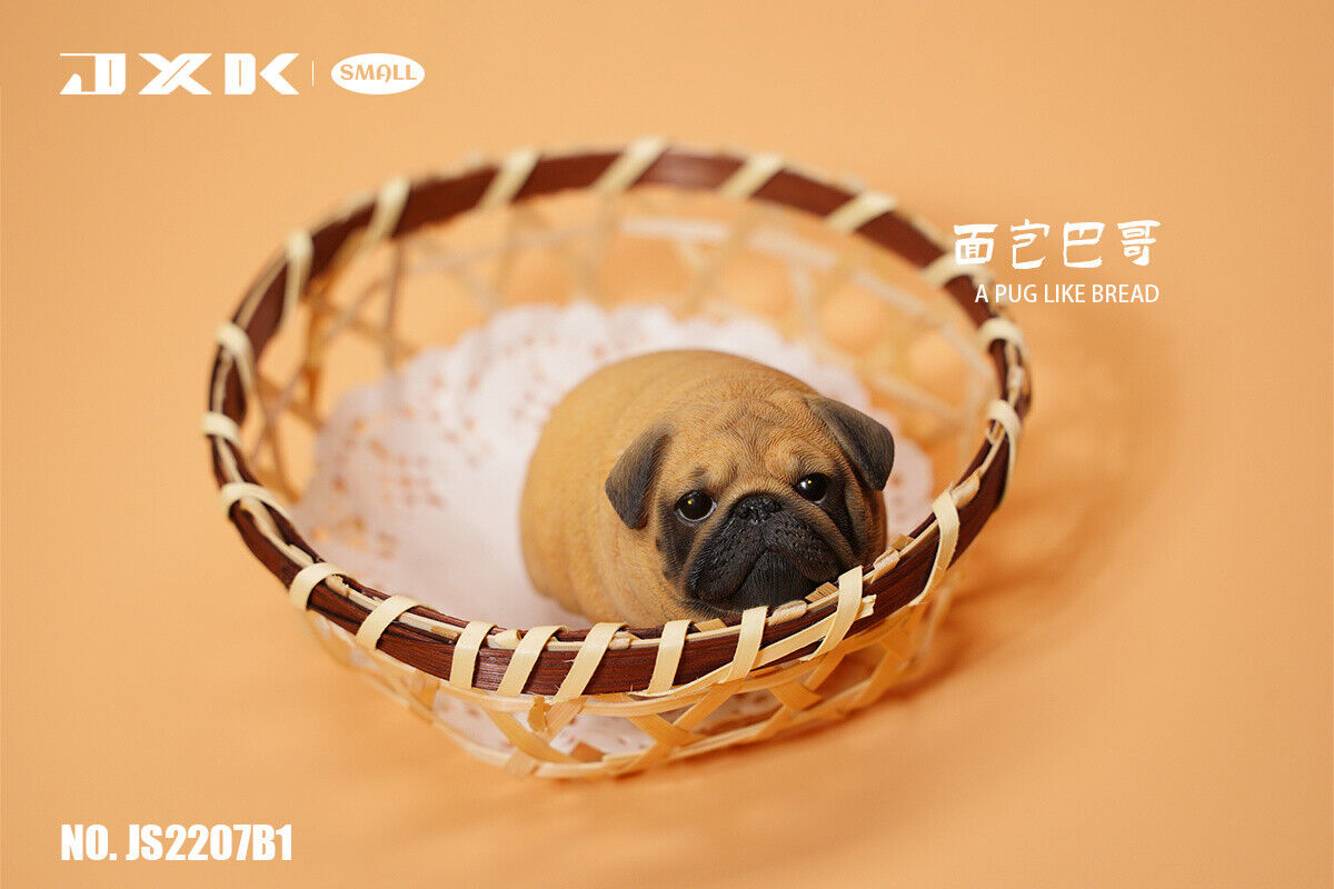JXK Small A Pug Like Bread Model