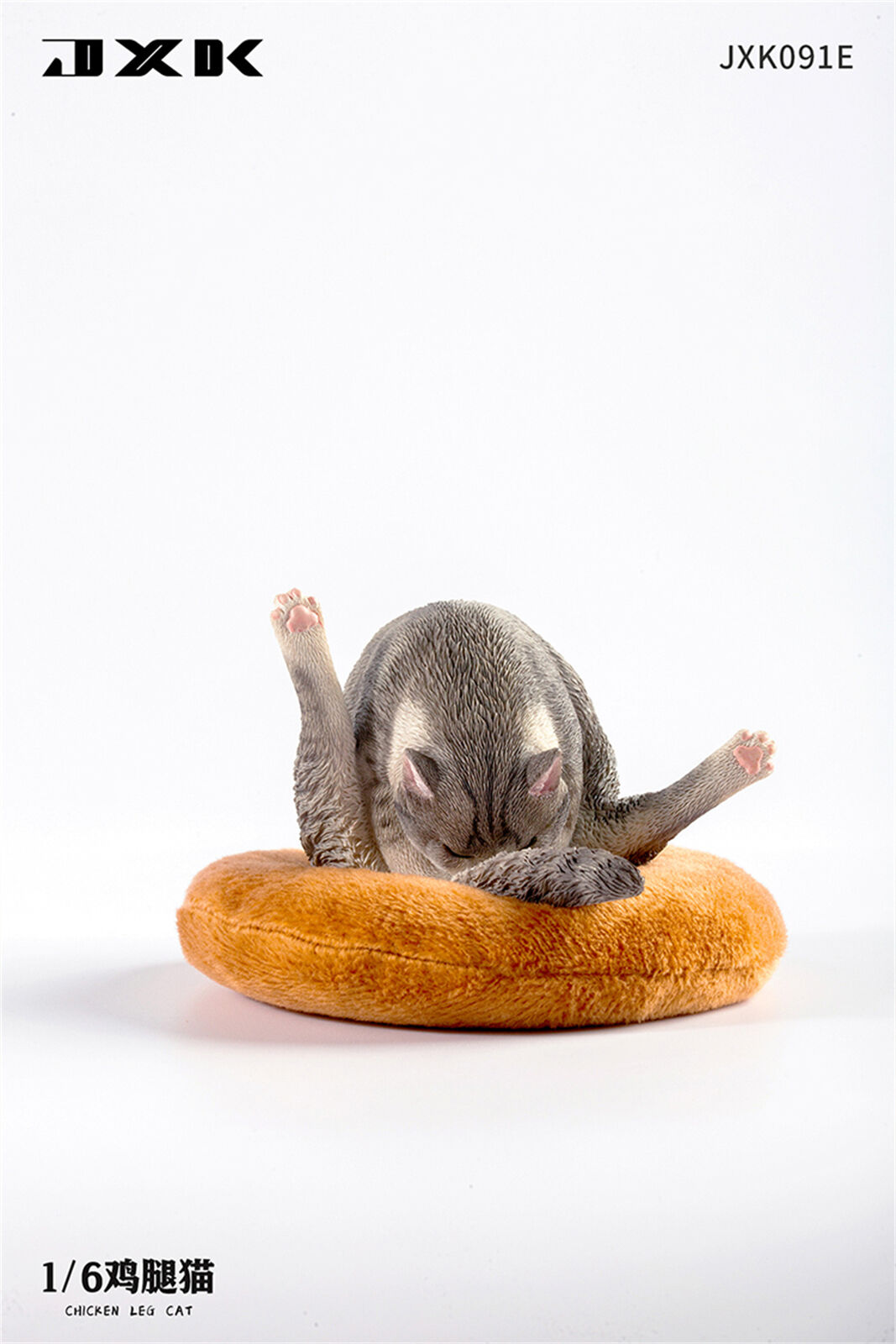 JXK 1/6 Chicken Leg Cat Model