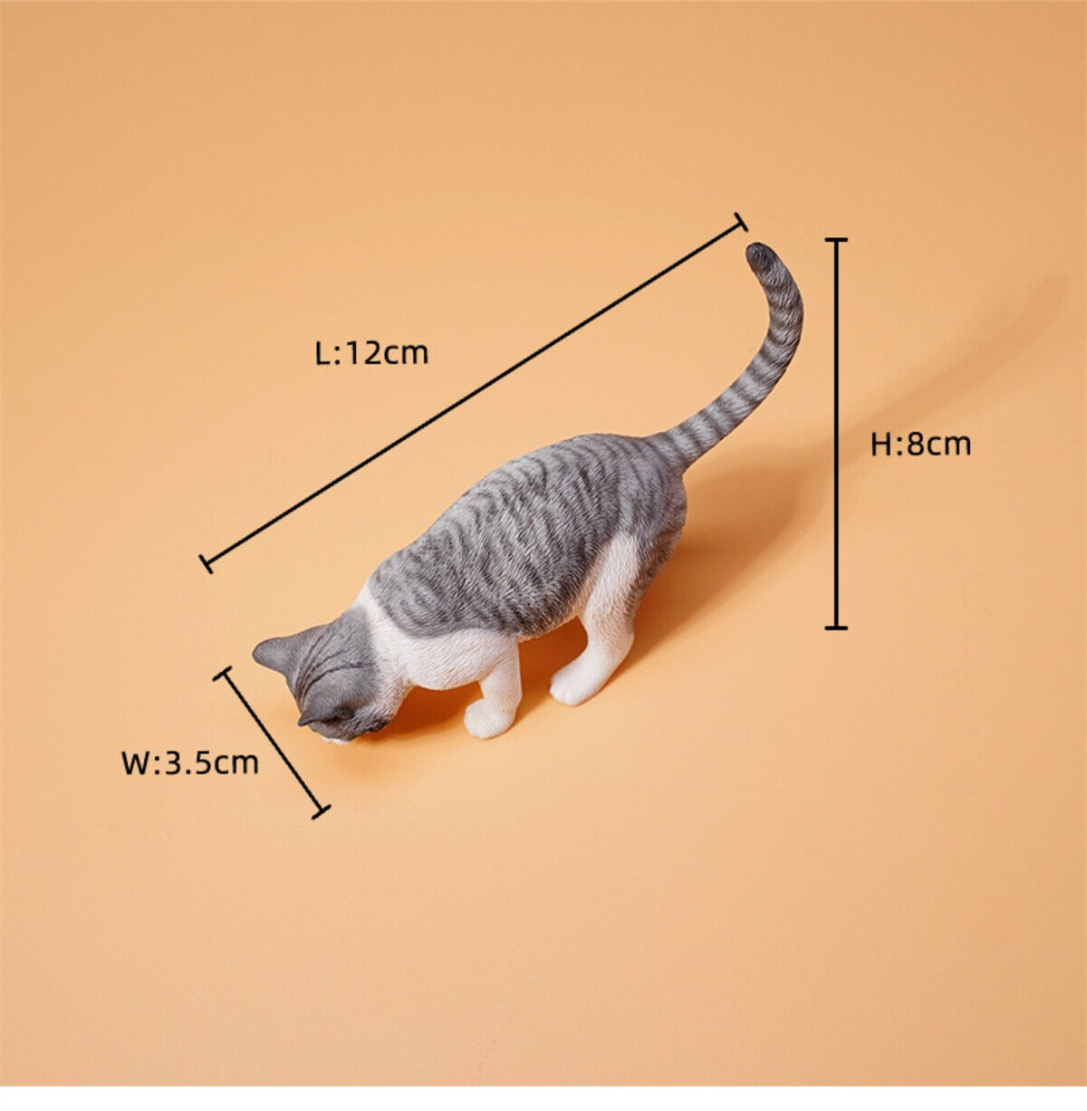 JXK 1/6 Cats That Eat Cat Food Model