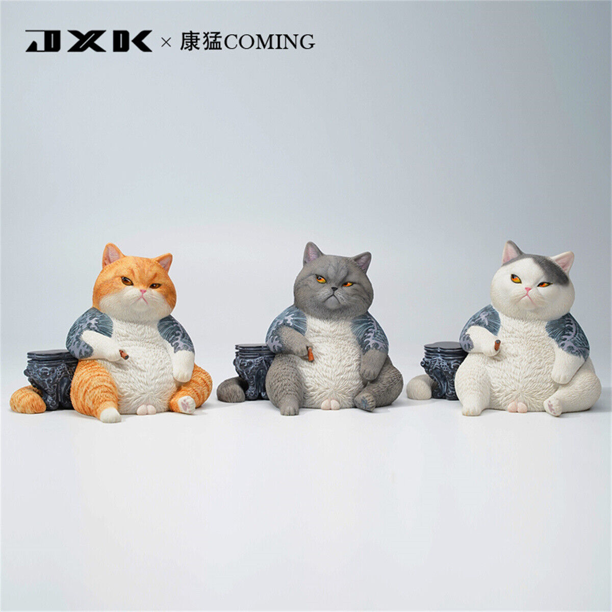JXK 1/6 ExoticShorthair Dying is As Natural As Living Model