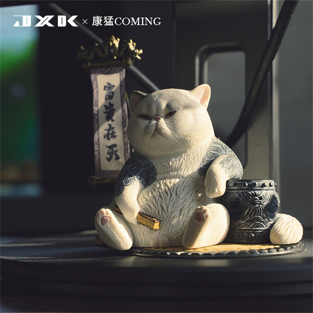 JXK 1/6 ExoticShorthair Dying is As Natural As Living Model