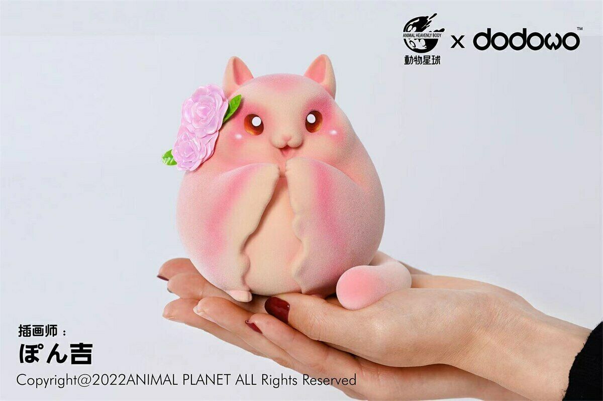 Peach Sugar Glider Figure
