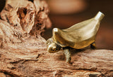 KONGZOO Brass Banana Turtle Model
