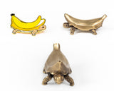 KONGZOO Brass Banana Turtle Model